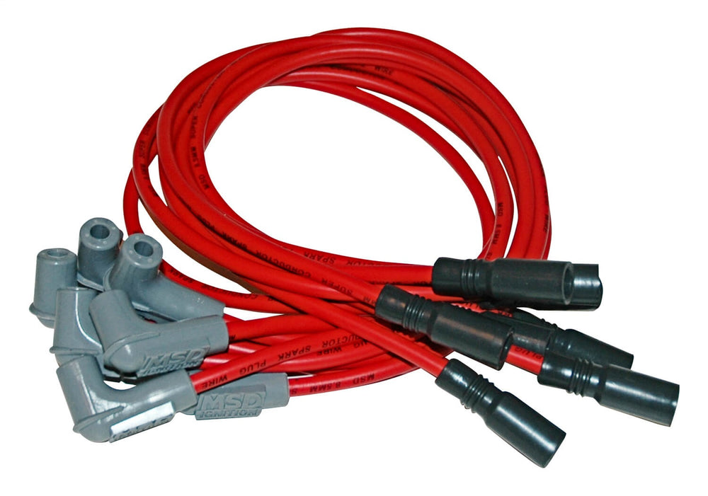 MSD Custom Spark Plug Wire Set; 8.5mm; Red; Custom Fit To OEM Specifications;