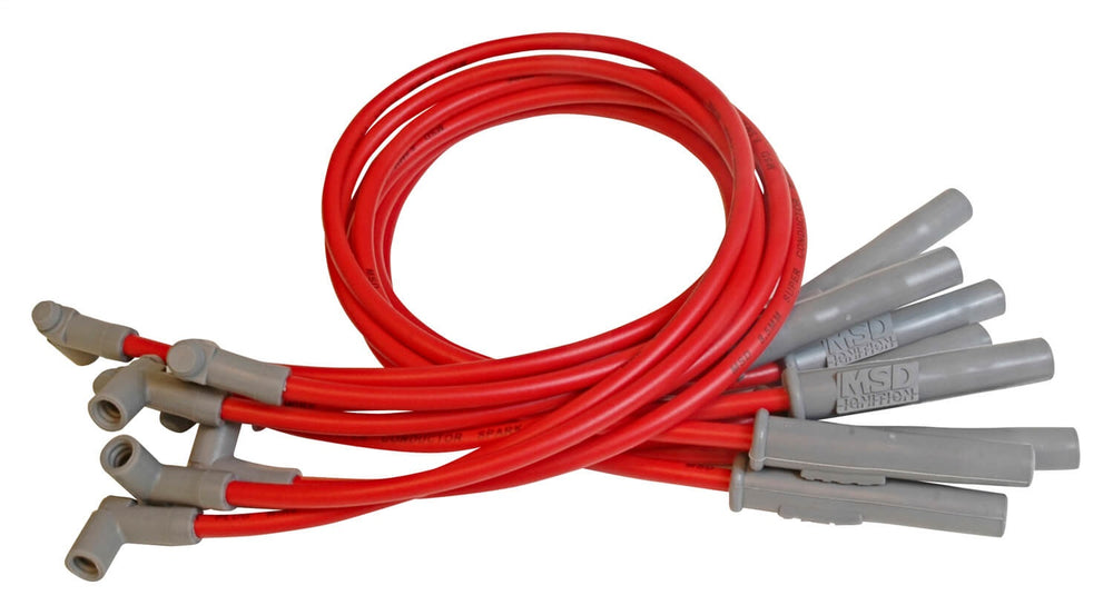 MSD Custom Spark Plug Wire Set; 8.5mm; Red; Custom Fit To OEM Specifications;