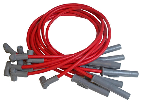 MSD Custom Spark Plug Wire Set; 8.5mm; For Use w/HEI MSD Distributor; OEM Cut;