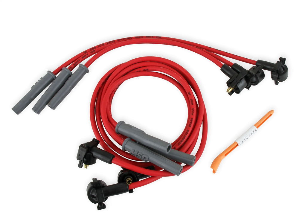 MSD Custom Spark Plug Wire Set; 8.5mm; Custom Fit To OEM Specifications; Multi-Angled Boots;