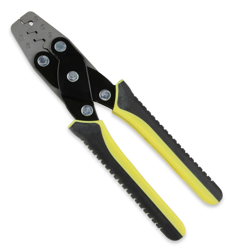 MSD MSD Superseal Crimp Pliers; Crimps 16-22 AWG Gauge Terminals; Yellow/Black Thermal Plastic Handles;