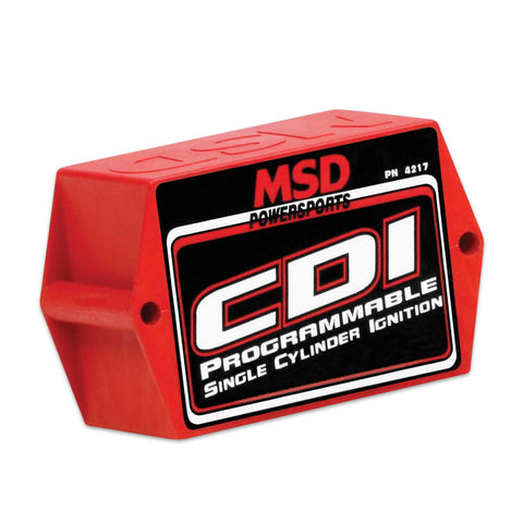 MSD CDI Programmable Ignition Control Module; Universal; Single Cylinder; Battery Powered;