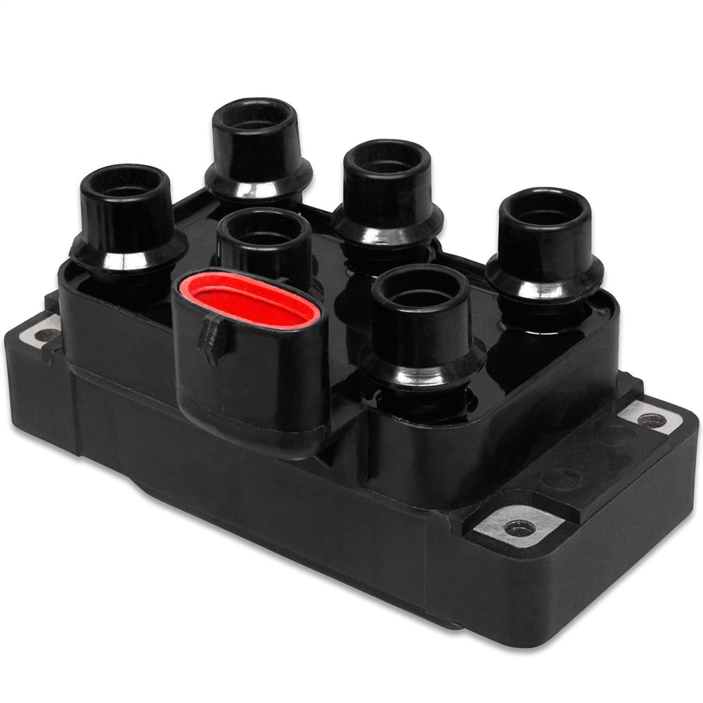 MSD Street Fire™ Ford 6-Tower Coil Pack; Stock Replacement; Black;