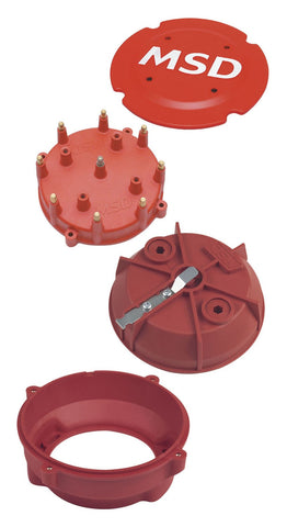 MSD Pro-Cap Distributor Cap And Rotor; For Most MSD Distributors;