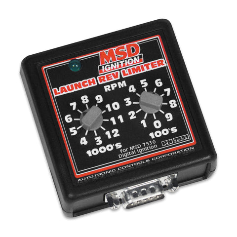 MSD Manual RPM Launch Control; For Use w/Programmable MSD Ignition Controls And Accessories;