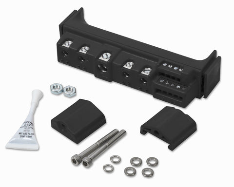 MSD Stand Alone Solid State Relay Kit; 4 Independent Channels; 20 Amps Continuous Current Each; 90 Degree Rotation Mounting Tabs; Incl. All Necessary Hardware; Black;