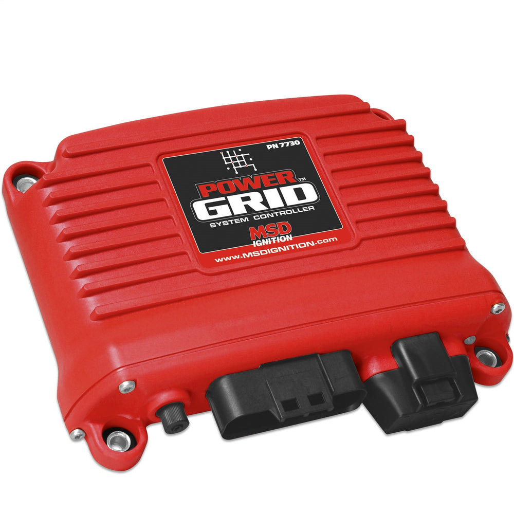 MSD Power Grid Ignition System™ Controller; Not Legal For Use Or Sale On Pollution Controlled Vehicles; Red;