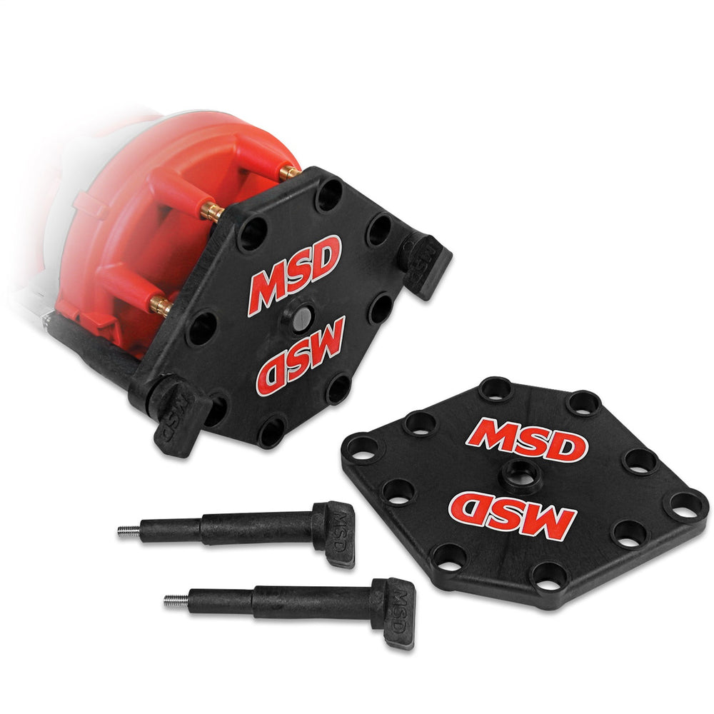 MSD Pro Mag Distributor Cap Hold Down; For PN[8130/8140];