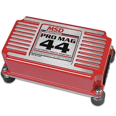 MSD Pro Mag Electronic Points Box; 44 Amp; Red;