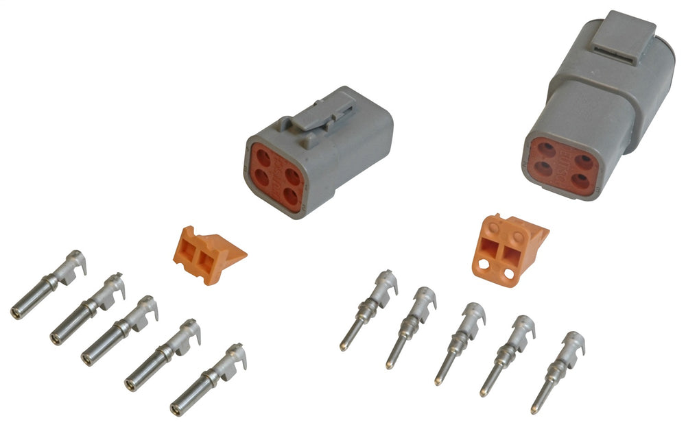 MSD 4-Pin Connector Assembly; Deutsch Connector; 12-14 Gauge;