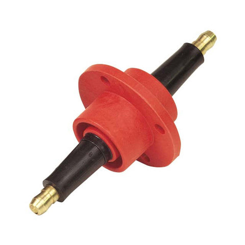 MSD Firewall Feed-Thru Ignition Coil; Red/Black;