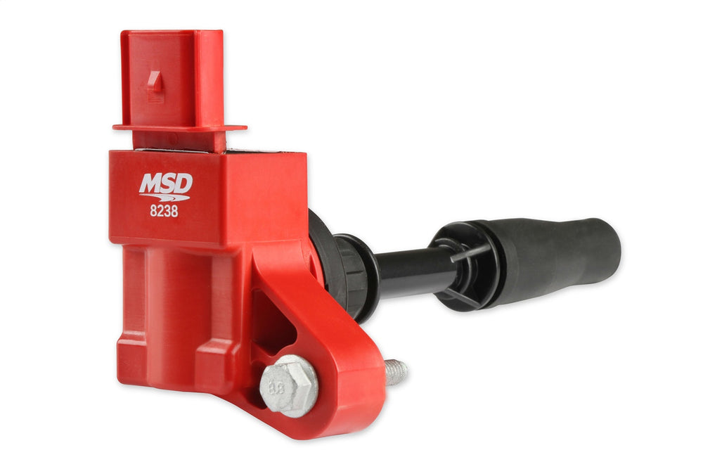 MSD Blaster Direct Ignition Coil; Direct Bolt In Replacement; Red; Single;