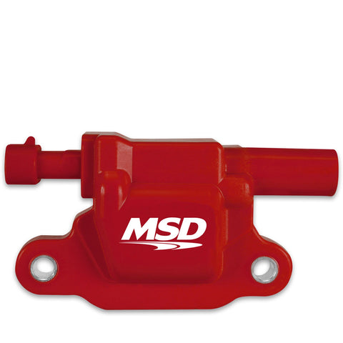 MSD Blaster LS Direct Ignition Coil; Replacement Coil; Red; Single;