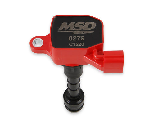 MSD Blaster Direct Ignition Coil; Red; Single;