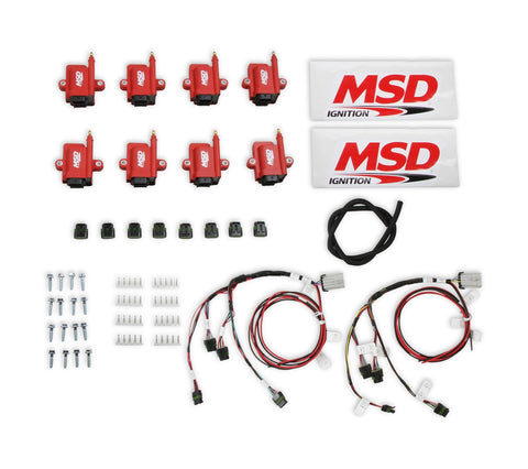 MSD MSD Smart Coil Big Wire Kit; 2 pcs.; 7-Pin Connector; 190 mJ; 50000 Volts; Red;