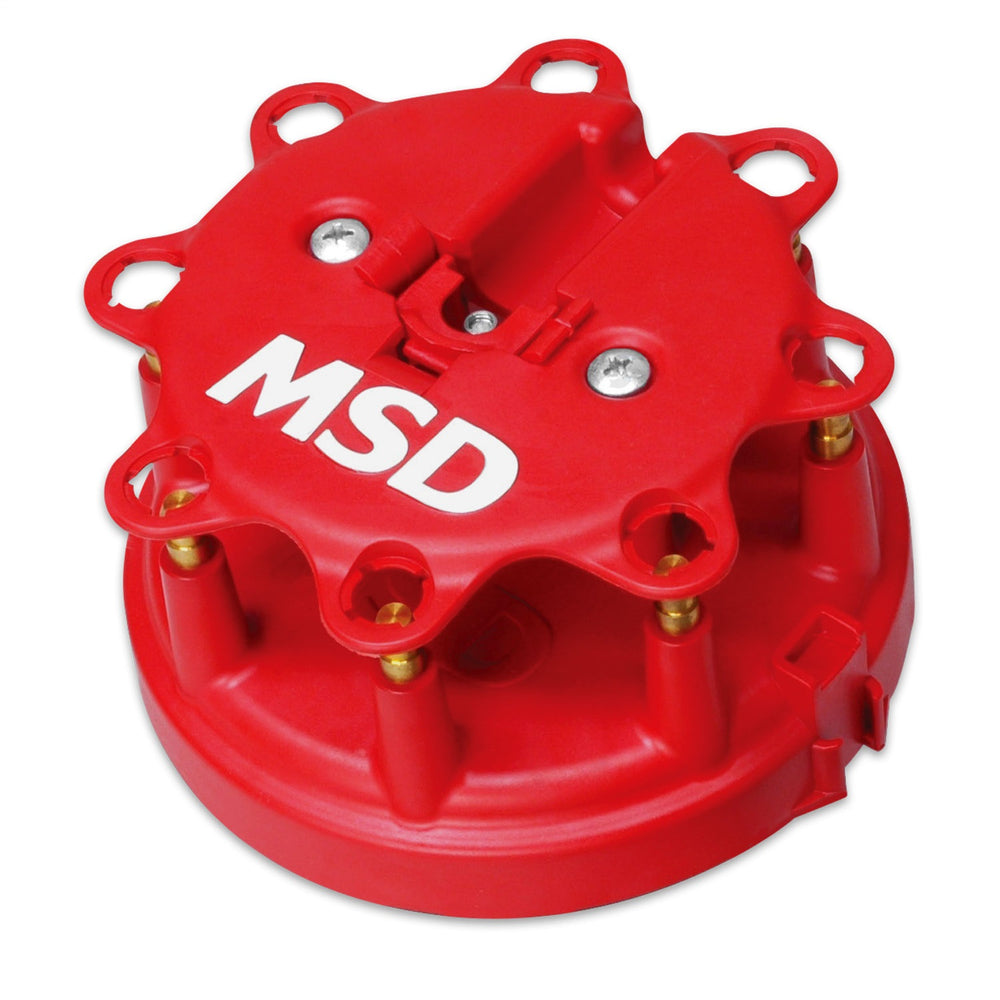 MSD Distributor Cap; OEM Replacement; Red; Duraspark; 50 State Legal;