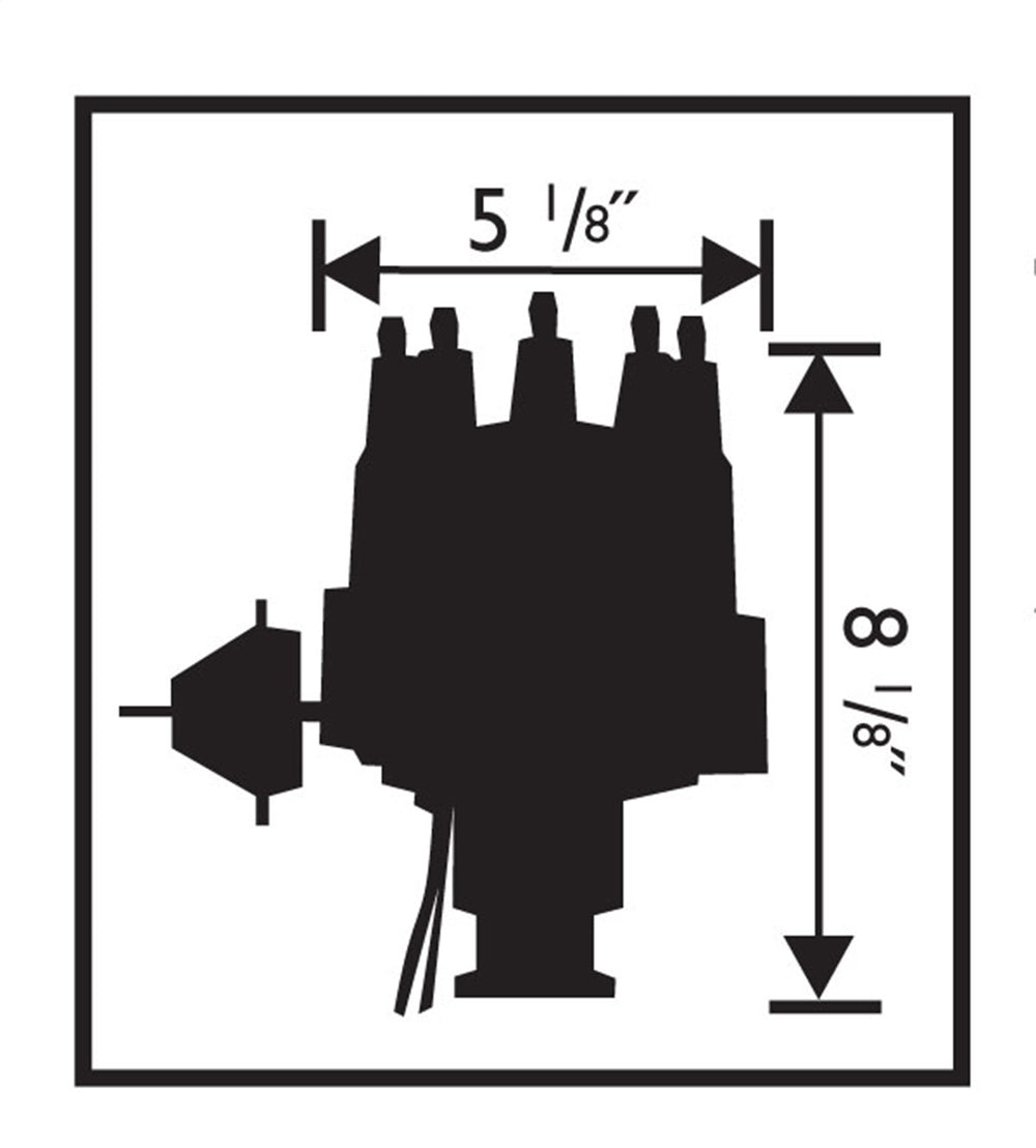 MSD Pro-Billet Distributor; Incl. Cap/Race Rotor; Use w/MSD 6/7/8/10 Series Ignition;