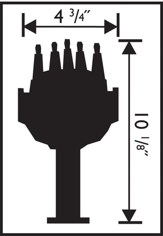 MSD Billet Distributor; Incl. Cap/Race Rotor; For Use w/MSD 6/7/8 Series Ignition Only;