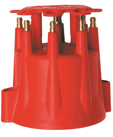 MSD Marine HEI Tower Distributor Cap; Rynite Molded; For Use w/PN[8467]; Incl. Wire Retainer; Red;