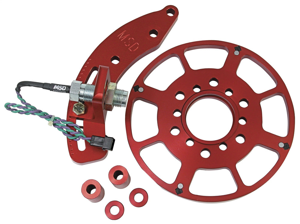 MSD Crank Trigger Kit; 7 in. Balancer; Red;