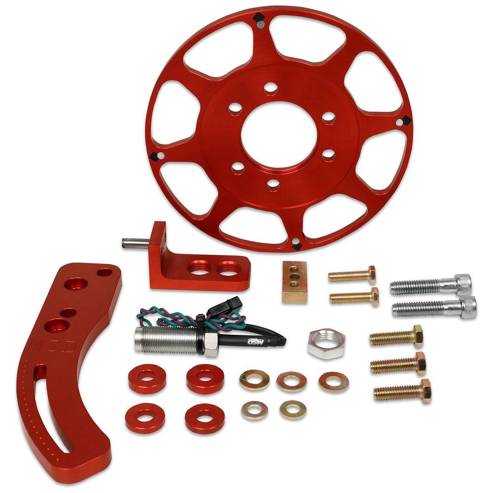 MSD Crank Trigger Kit; 8 in. Balancer;