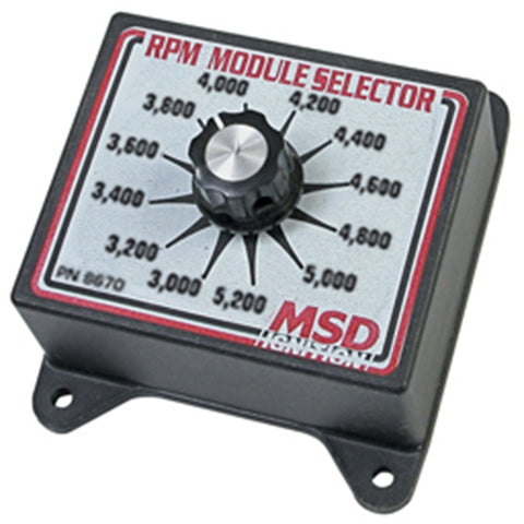 MSD Selector Switch; 3000-5200 RPM;