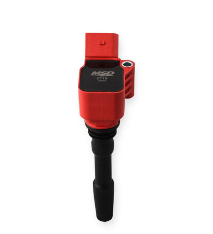 MSD Blaster Direct Ignition Coil; Direct Bolt-In Replacement; Red; Single;