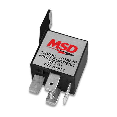 MSD High Current Relays; Single-Pole; Single-Throw; 30 Amp/12 VDC;