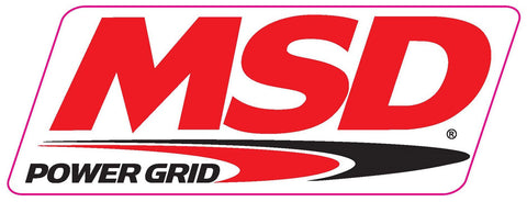 MSD Advertising Decal; MSD Power Grid System; 4 in. x 9 in.;