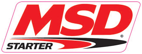 MSD Advertising Decal; Contingency Decal; MSD DF Starter; 9 in. x 3 in.;