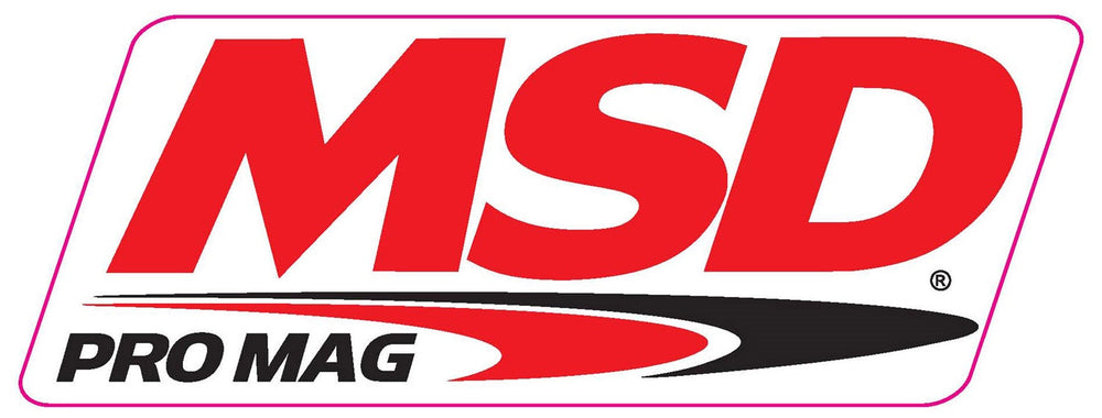 MSD Advertising Decal; Pro Mag; 4 in. x 9 in.;