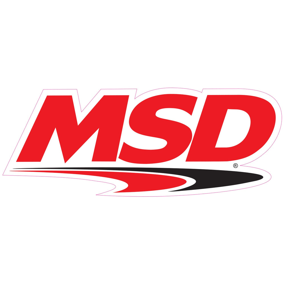 MSD Advertising Decal; MSD Trailer; 12 in. x 24 in.;