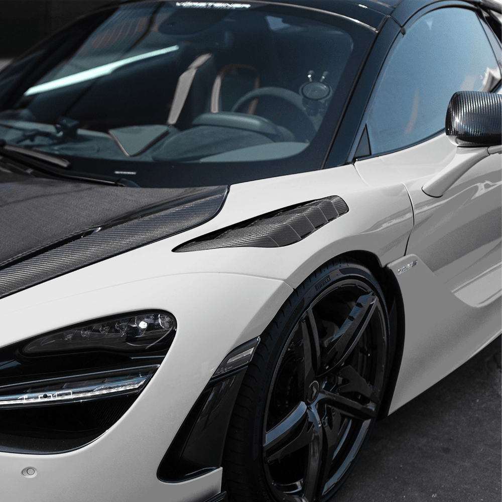 McLaren 720S Spyder Silverstone Edition Aero Front Fenders w/ Integrated Vents.