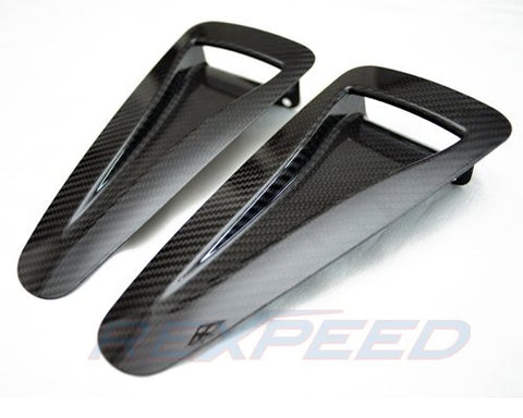 GTR Carbon Naca Ducts-Gloss