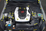 Infiniti G35 Coupe and Sedan (2003-2007) V35 Titanium Dress Up Bolts Engine Bay Kit - DressUpBolts.com