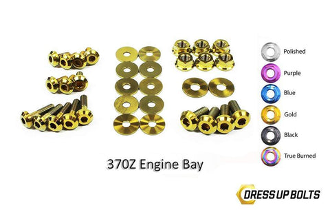 Dress Up Bolts Titanium Hardware Engine Bay Kit - Nissan 370Z (2009-2020)