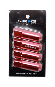 NRG Red 400 Series Extended Lug Nuts 4 pack: M12 x 1.5