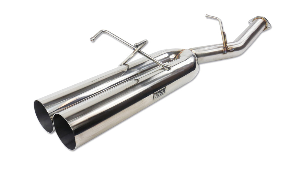 ISR Performance EP (Straight Pipes) Dual Tip Exhaust - Nissan 240sx 89-94 (S13) - 4"