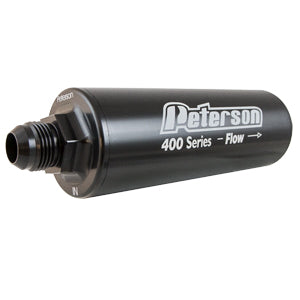 60 micron Inline Fuel/Oil Filter Without Bypass, -12AN