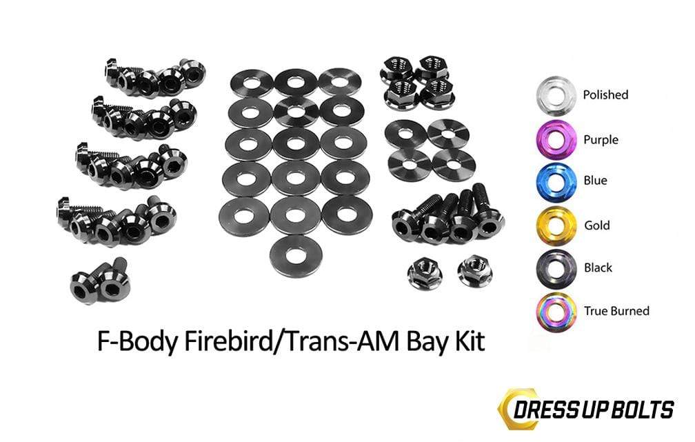 Pontiac Firebird/Trans Am FBody Titanium Dress Up Bolts Engine Bay Kit