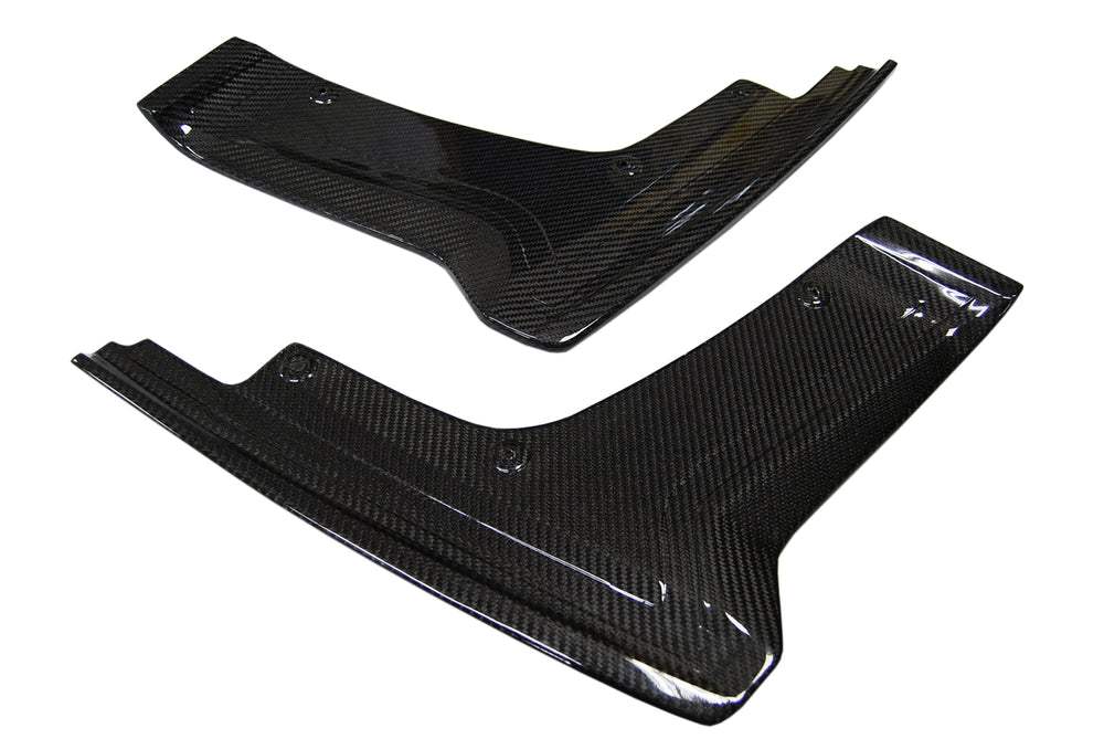 V-Style Carbon Fiber Rear Under Shroud Set