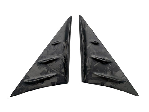 Supra 2020 V1 Forged Carbon Anti-Buffeting Wind Deflector-Matte