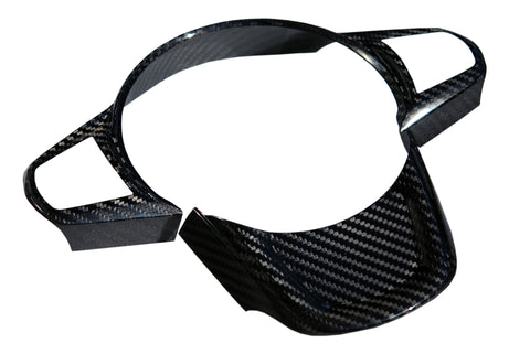 Supra 2020 Dry Carbon Steering Wheel Cover-Gloss