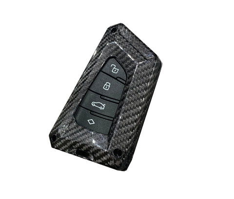 Supra 2020 V2 Carbon Fiber Key Fob Cover_Dark Grey