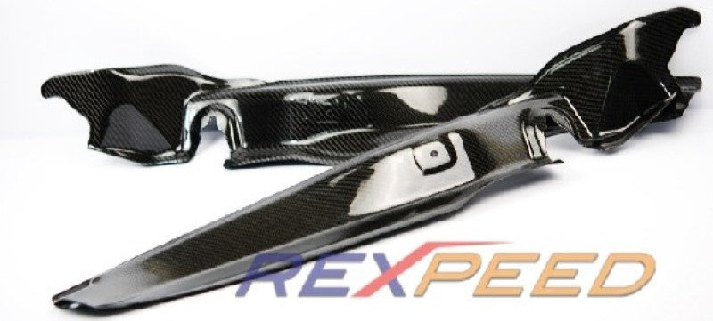VAB STI WRX Front Fender Inner Air Outlet Duct Dry Carbon