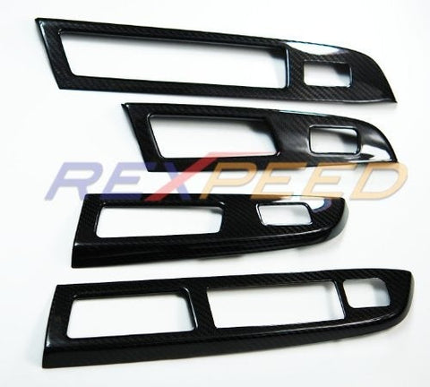 VAB STI WRX 2014-2017 OE Style Dry Carbon Window Switch Panel Cover Trim