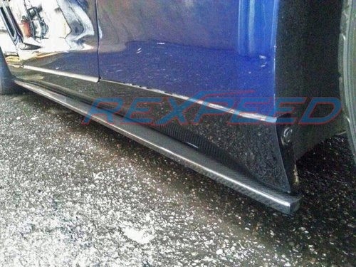 GTR R35 Carbon Side Skirt Extensions