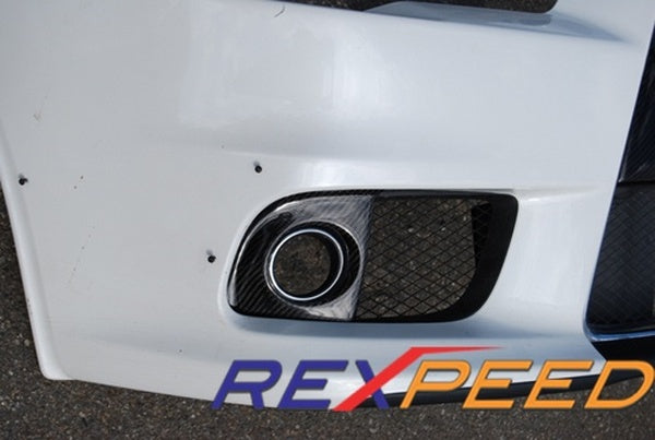 Evo X CF Fog light covers