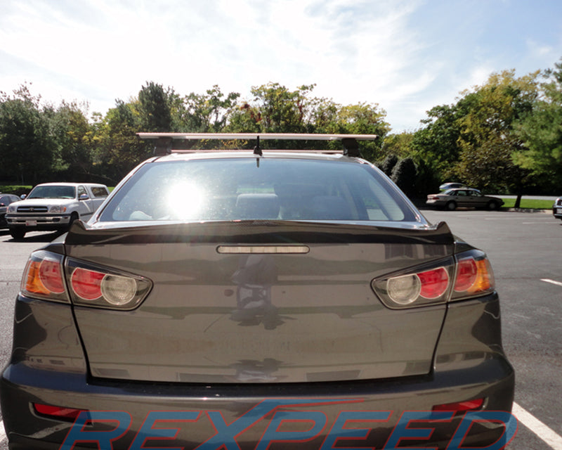 Evo X Type-C Trunk Spoiler Fibergass