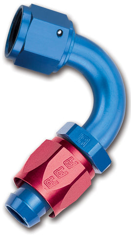 Russell FULL FLOW SWIVEL TIGHT RADIUS HOSE END 120 #6 ANODIZED